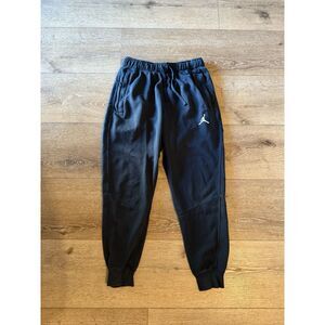Jordan Brand Mens Black Jogger Sweatpants Size Small w/ Drawstring